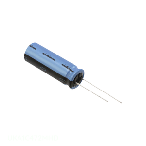 Condensador de Canal de Fabricante UKA1C472MHD, de Orificio Pasante, de Aluminio, 4700uF 20% 16V RADIAL - Product Image 1
