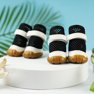 Vente chaude respirant maille <span class=keywords><strong>chien</strong></span> chaussures été <span class=keywords><strong>avec</strong></span> anti-dérapant en caoutchouc fond étanche <span class=keywords><strong>chien</strong></span> patte protecteur <span class=keywords><strong>pour</strong></span> petits chiens moyens - Product Image 5