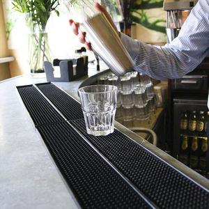 Tapis de bar antidérapant en PVC souple personnalisé avec logo, taille et couleur au choix, pour barman, comptoir de cocktails, service de table, vin, bière, tapis anti-goutte - Product Image 4