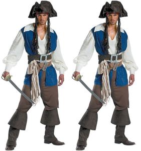 Costume de cosplay de carnaval et d'Halloween le plus vendu, déguisement de mascarade pour adultes, vêtements de film et de télévision, uniforme de pirate capitaine pour hommes et femmes - Product Image 4