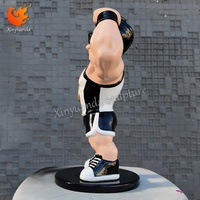Sculpture géante de musculation en fibre de verre, statue personnalisée pour salle de sport, décoration de sol, ornement artistique