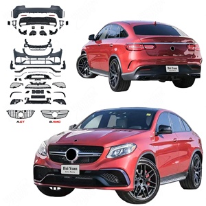 Sistemas de Carrocería para Benz <span class=keywords><strong>GLE</strong></span> COUPE W292 2016-2019 a Modelo GLE63 <span class=keywords><strong>AMG</strong></span>, Incluye Parachoques Delantero, Rejilla, Difusor Trasero y Tubos de Escape - Product Image 1