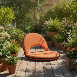 Taşınabilir katlanır plaj zemin sandalye 5 pozisyon ayarlanabilir arka dinlenme açık stadyum oturma katlanır zemin sandalye - Product Image 3