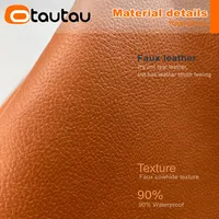 Housse de pouf en similicuir OTAUTAU sans rembourrage pour adultes et enfants, canapé de sol, pouf ottoman, tabouret, chaise SF013