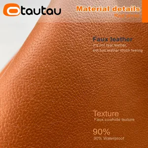 OTAUTAU Funda moderna de piel sintética <span class=keywords><strong>para</strong></span> sofá reclinable tipo puf, <span class=keywords><strong>para</strong></span> adultos y niños, sofá de suelo, otomana, taburete, silla SF013 - Product Image 4