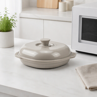 Four à micro-ondes pour cuisson et pâtisserie sans adhérence, avec plateau facile à nettoyer, récipient alimentaire pour des repas rapides et sains, approvisionnement direct usine