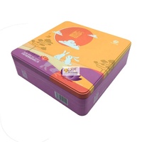 JH-Boîte en fer blanc moderne et élégante mi-automne pour le service et le stockage des aliments-pour chewing-gum pain nouilles biscuits