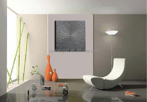 Nghệ thuật đương đại sơn dầu trên vải kết cấu kết cấu bạc màu Xám sơn hiện đại nhà văn phòng trang trí trừu tượng tường nghệ thuật - Product Image 4