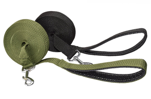 Correa para Perro Arnt Verde y Negra de 8, 16 y 33 Pies, Correa de Entrenamiento de Nailon Extra Larga Multiusos - Product Image 4