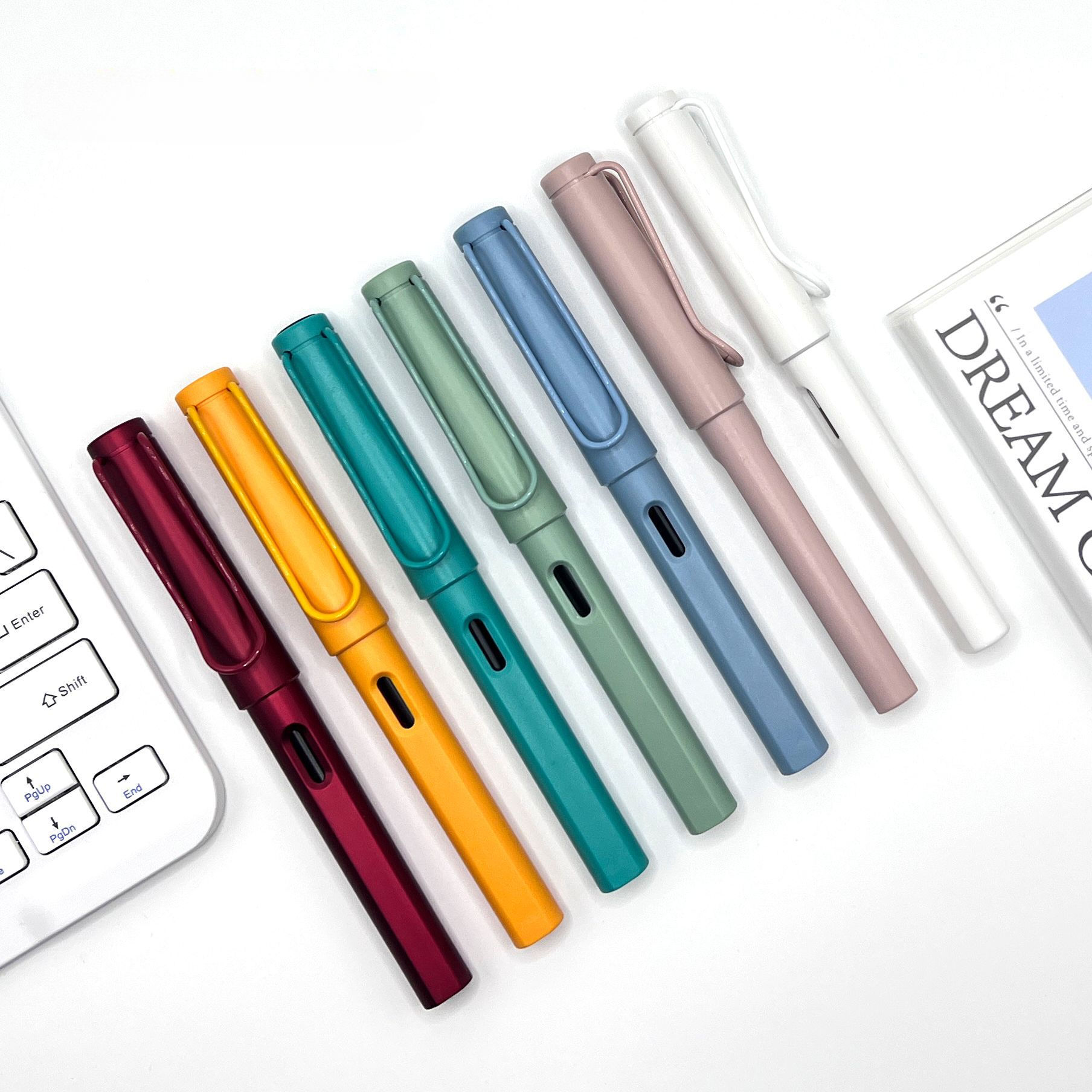 Frosted color pole color clip