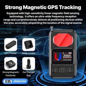 Détecteur anti-espionnage IA, scanner de signaux RF, détecteur de caméras cachées, anti-pistage, détecteur de surveillance portable pour réunions d'affaires, hôtels - Product Image 1