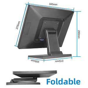 Bán buôn Windows POS Hệ thống tương thích IPS 15 inch cảm ứng màn hình Màn hình POS cảm ứng màn hình cho POS siêu thị nhà hàng - Product Image 3