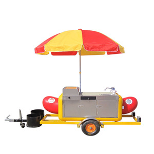 Carrito de Hot Dogs Popular para Exteriores con Sombrillas - Product Image 2