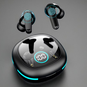 Plus 50 Écouteurs sans fil étanches IPX7 avec écran LED Écouteurs stéréo TWS à réduction de bruit Écouteurs intra-auriculaires pour <span class=keywords><strong>iPhone</strong></span> - Product Image 1