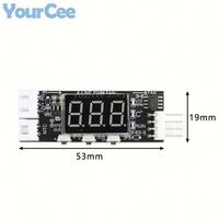 Module de régulation de température pour ventilateur PWM 12V, quatre fils, 3A, affichage numérique de la vitesse, réduction du bruit
