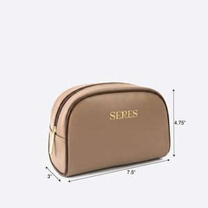 Organizador de belleza ecológico, bolsa de maquillaje portátil, bolsa de cosméticos, estuche refinado para artículos esenciales diarios - Product Image 1