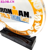 Nouvelle Médaille et Plaque de Trophée Personnalisables en Acrylique 2021 avec Décoration Colorée Parfaite pour Présentation en Magasin ou Hôtel