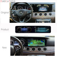 Autoradio Android à double écran, CarPlay, GPS, DSP, MP3, écran tactile, tableau de bord numérique pour Mercedes Benz Classe E W213 2016-2019