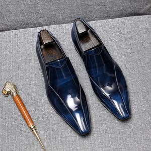 Chaussures habillées formelles pour hommes, chaussures de mariage, chaussures de bureau, printemps-hiver, Zapatillas Hombre Deportiva, Mocassin Homme, Derbi - Product Image 3