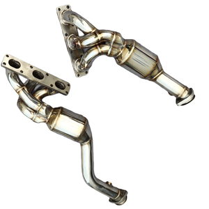 Colector de escape para <span class=keywords><strong>BMW</strong></span> 325/330 <span class=keywords><strong>E46</strong></span> 2.5L/3.0L 2001-2012 tubo de bajada de escape con catalizador tubo silenciador de escape de coche de acero inoxidable - Product Image 6