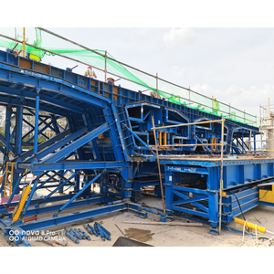 Vách ngăn xe đẩy cánh hình thức SBG phân khúc hộp dầm khuôn đúc sẵn thép hộp dầm hệ thống ván khuôn q235b thép hình thức cầu - Product Image 1