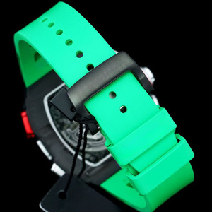 Nuevo cronógrafo deportivo de alta calidad, velocímetro, indicador de fecha, fibra de carbono, reloj de pulsera multifuncional para hombre - Product Image 5