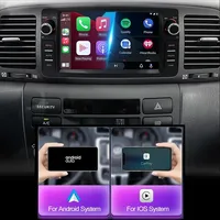 Autoradio Android pour Corolla E120 2003-2006, lecteur multimédia Carplay 7'', autoradio 2Din, navigation, aide au recul
