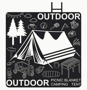 Foldable <b>Waterproof</b> Square Mat Thickened Chunyafang Outdoor Camping Beach <b>Blanket</b> Portable Carry Strap for <b>Picnic</b> Park - Product Image 2