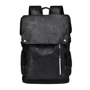 Unisex <b>Korean</b> Style <b>Laptop</b> <b>Backpack</b> PU Zipper Large Capacity USB Interface Trendy Personality Waterproof <b>Fashionable</b> Polyester - Product Image 5