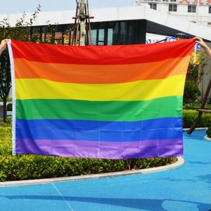 100% โพลีเอสเตอร์ LGBT ความภาคภูมิใจลายดอกไม้สีรุ้งธงสีเขียวสีแดงสีดำแบบกำหนดเอง - Product Image 4