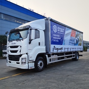 Exportación a Rusia y África de Camión Isuzu Giant Coffee de 9.6m con Cortina Lateral - Product Image 4