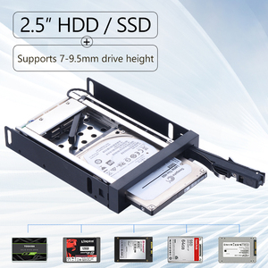 Unestech Factory <strong>SATA</strong> Hot Swap Bay <strong>2.5</strong> <strong>Inch</strong> <strong>Hard</strong> Drive <strong>Enclosure</strong> 9.5mm SSD Mobile Rack <strong>for</strong> 3.5 Slot - Product Image 2