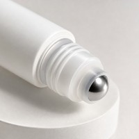 Flacon roll-on en PP de 10 ml, 4 pièces, étanche, portable, pour échantillons