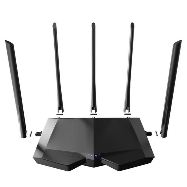Tenda 5G Wifi Router High Speed AC10 1200Mbps 4 Full Gigabit Ethernet Ports Dual Band 2.4G/5.0GHz 11AC 4 Antennas