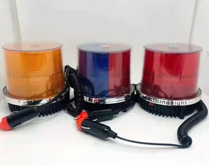 Lámpara de advertencia estroboscópica roja y azul LED Luz intermitente magnética para vehículo de automóvil - Product Image 6