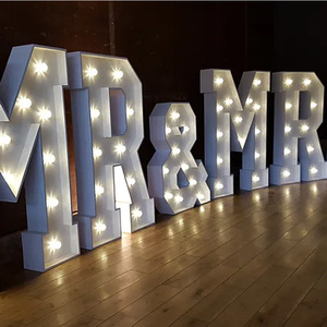 HONGSEN illumina i numeri decorazione di nozze lettere tendone 3 piedi con luci lettere tendone <span class=keywords><strong>mr</strong></span> e mrs - Product Image 2