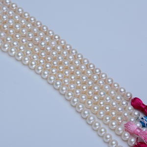 สร้อยคอมุกน้ำจืดขนาด 9-10 มม. ทรงกลม ใส ไร้ตำหนิ ผลิตโดยโรงงาน ขายส่ง - Product Image 1