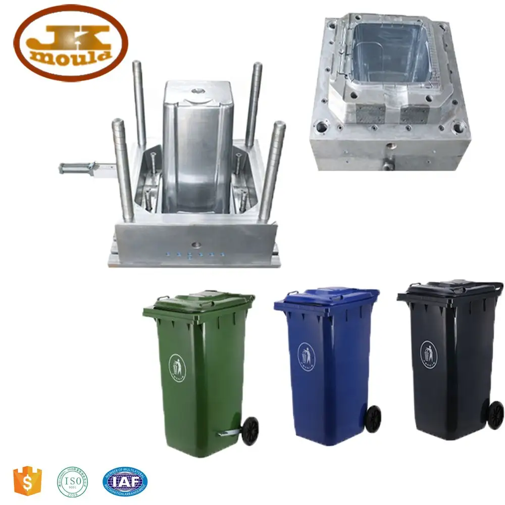 Factory wholesale 240L wheelie recycle plastic garbage dustbin