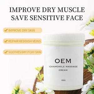 Crème de soin du visage de marque privée extrait de camomille centella niacinamide propriétés <span class=keywords><strong>anti</strong></span>-apaisantes répare les rougeurs soulage les démangeaisons sèches - Product Image 4