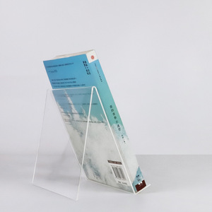 Rõ ràng Acrylic cuốn sách hiển thị đứng máy tính để bàn tổ chức cho bán lẻ kệ và văn phòng tài liệu lưu trữ - Product Image 2