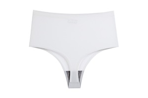 Taglie forti in Nylon organico senza cuciture da donna a vita alta e attillato perizoma intimo colorato a vita alta - Product Image 5