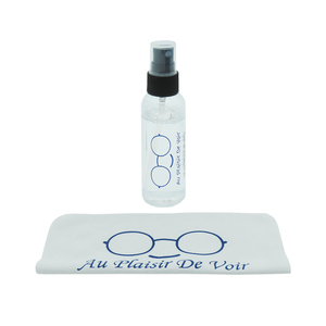 Kit de nettoyage de lentilles 30 ml avec spray et chiffon en microfibre <span class=keywords><strong>pour</strong></span> <span class=keywords><strong>lunettes</strong></span> optiques, appareils photo et <span class=keywords><strong>lunettes</strong></span> de vue - Product Image 2