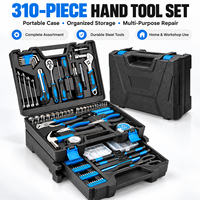 Heavy Duty 310-Piece Professional Mechanic Tool Set with Ratchet Sockets Wrench Set Complete Hardware Hand Tool Kit