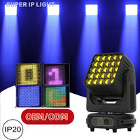 25 unidades de luz de escenario LED de doble cara con cabezal móvil, 500W RGBW Matrix, para DJ, discoteca, bodas