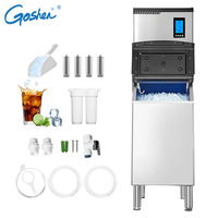 Machine à glaçons de 138 kg/24h pour hôtel et bar, avec glaçons de haute qualité, facile à utiliser