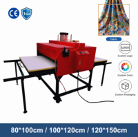 Nouvelle presse à chaud pneumatique automatique AIBA grand format 80x100 100x120 120x150cm, double station, industrielle, pour vêtements, 110/220V