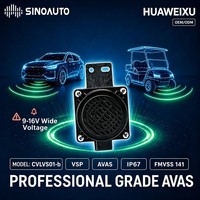 Système d'alerte acoustique pour véhicules, haut-parleur d'avertissement piétonnier étanche IP67 9-16V pour véhicules électriques, voiturettes de golf et véhicules homologués pour la route