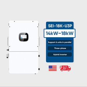 อินเวอร์เตอร์พลังงานแสงอาทิตย์แบบไฮบริดสามเฟส 120/208V 14kW 16kW 18kW รุ่น SRNE SEI-18K-U3P เวอร์ชั่นอเมริกา ใช้ได้กับแบตเตอรี่ 48V ถึง 51.2V - Product Image 2