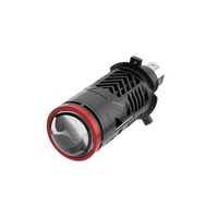 M2 H7 projecteur LED ampoule de voiture Mini lentille 1:1 sans fil Plug & Play Canbus 6000K Auto moto H7 LED phare de voiture lentille avec ventilateur