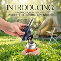 Torche à gaz pour l'extérieur Briquet à jet Lance-flammes Briquet Maison Pistolet à flamme pour barbecue Outils de cuisson